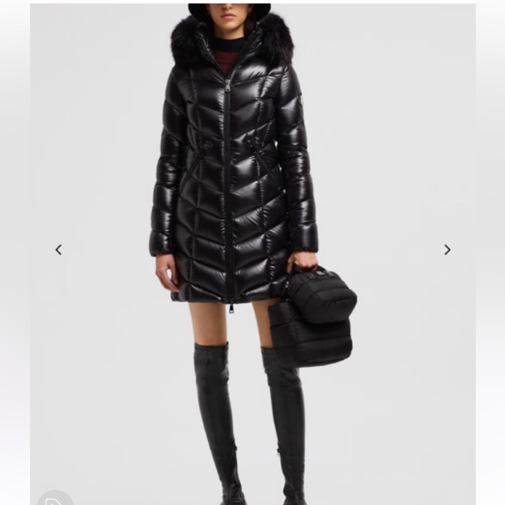 Never Worn Moncler Fulfarus Down Jacket w. Real Fur